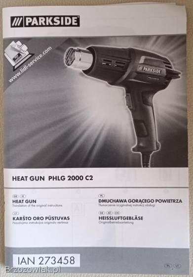 Opalarka Parkside PHLG 2000 C2 o mocy 2000 W