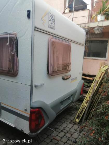 Przyczepa kempingowa KNAUS z 2002 roku / kemping / cemping