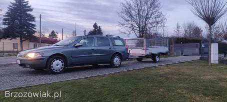 Przyczepka samochodowa,  ciężarowa 1350kg,  hamulec najazdowy,  belka z amortyzator